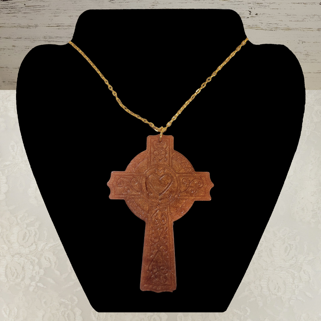 Gold Cross Necklace - Gold Chain
