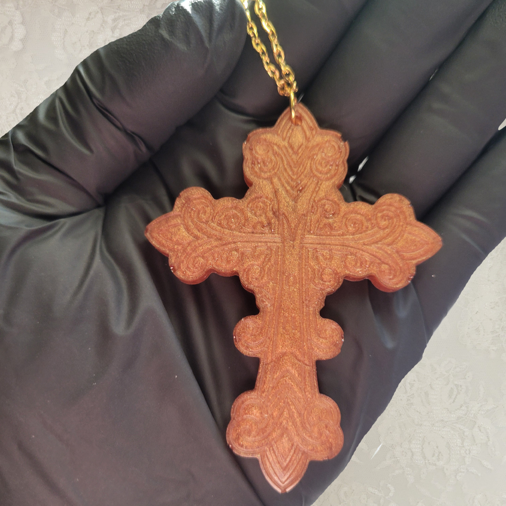 Gold Cross Necklace - Gold Chain