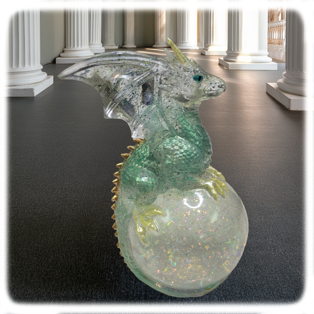 Dragon With Crystal Ball