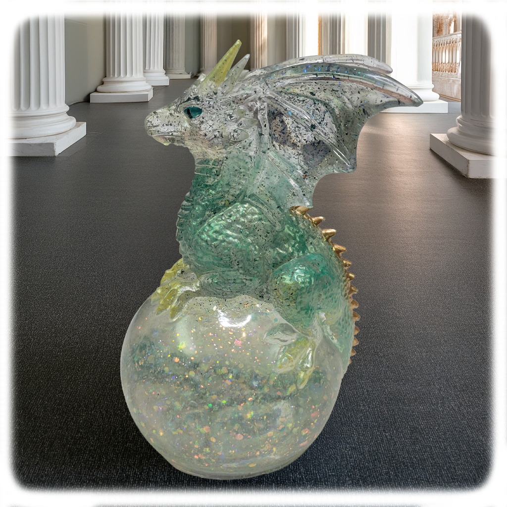 Dragon With Crystal Ball