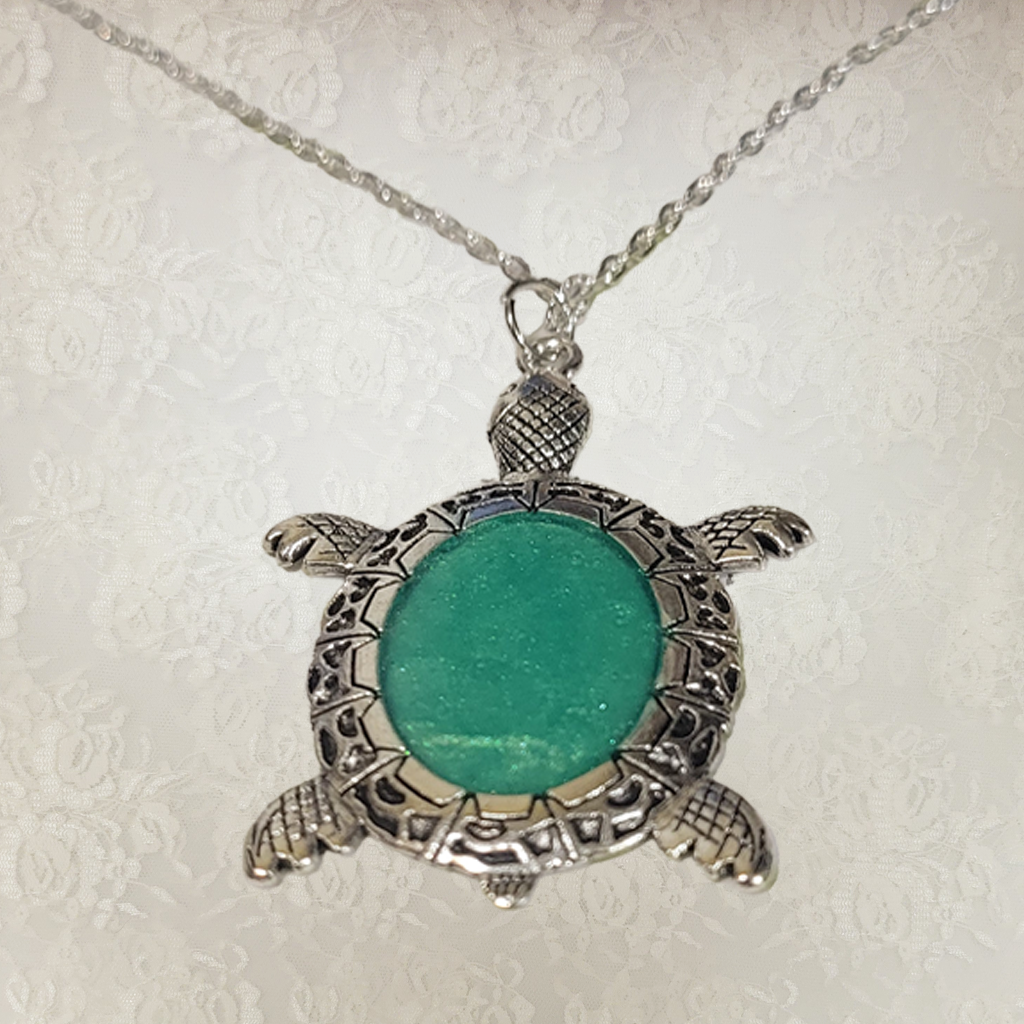 Turtle Silver and Copper Colored Necklaces