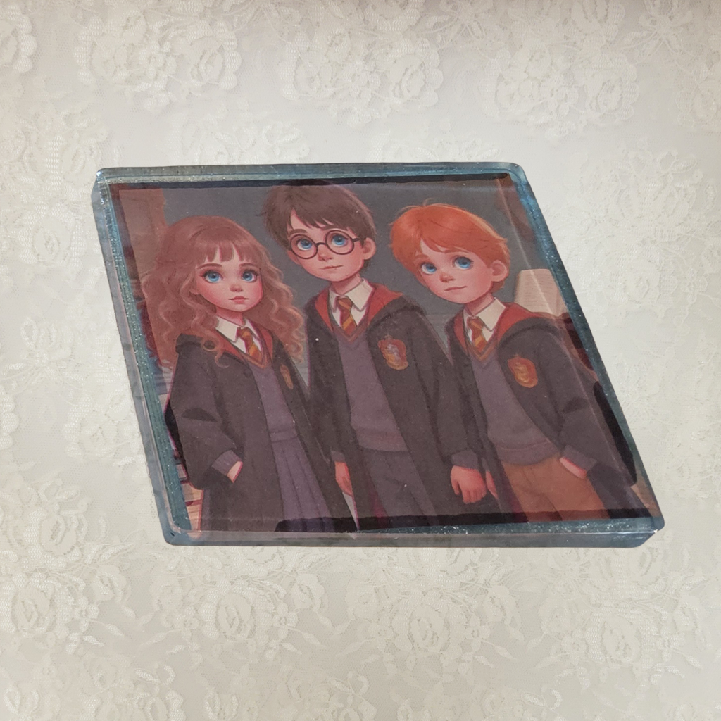 Harry Potter Coasters and Holder