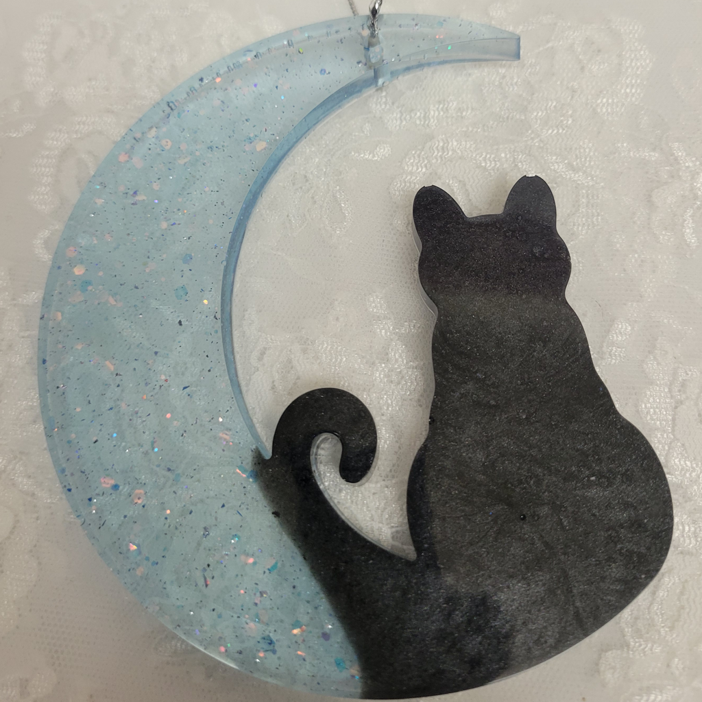 Moon Ornaments, 4 Styles