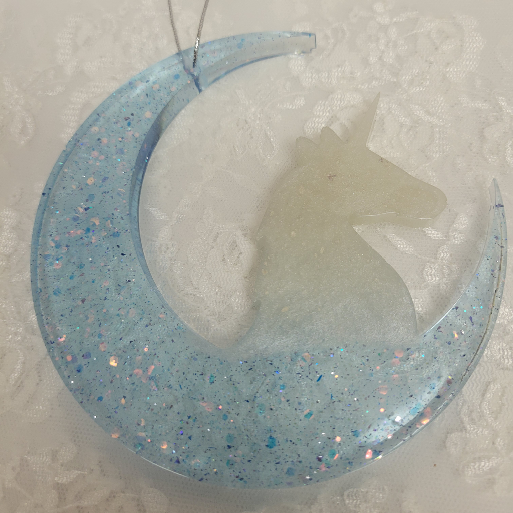 Moon Ornaments, 4 Styles
