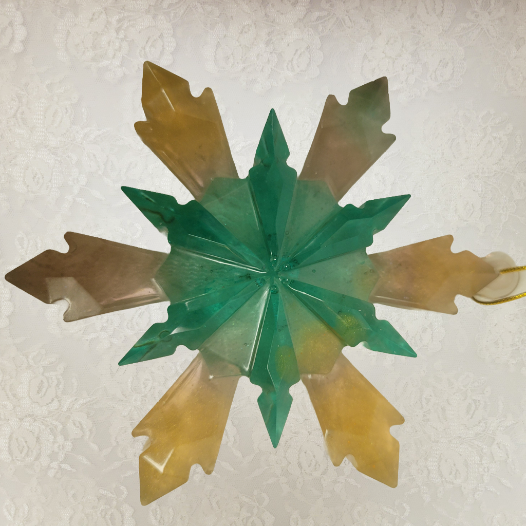 Star Ornaments, Various Colors, 3 Pack