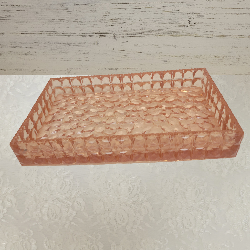 Diamond Patterned Trays, 3 Pack