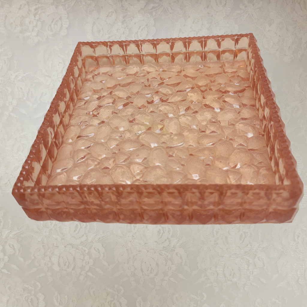 Diamond Patterned Trays, 3 Pack