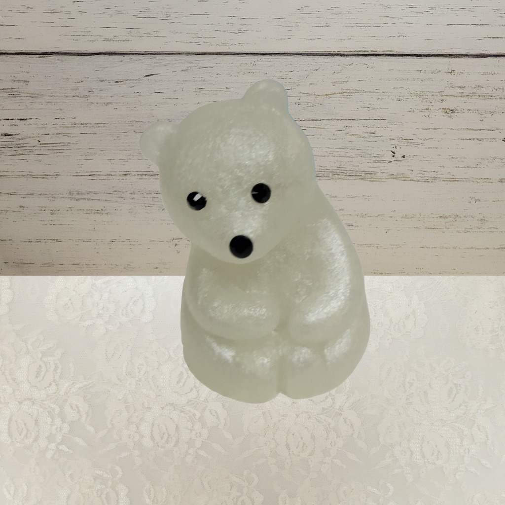 Polar Bear Figurines, 3 Pack