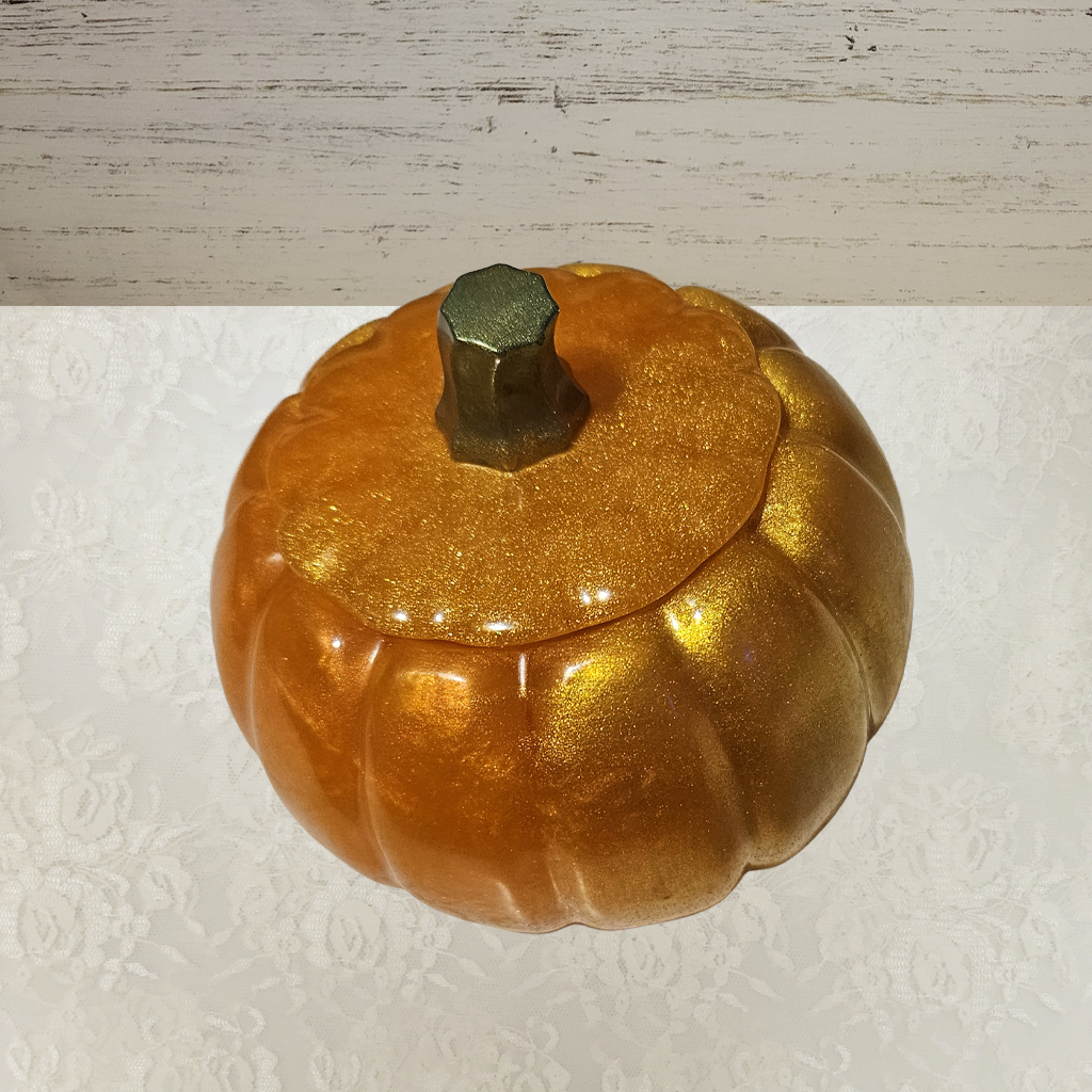 Pumpkin Jars, Resin