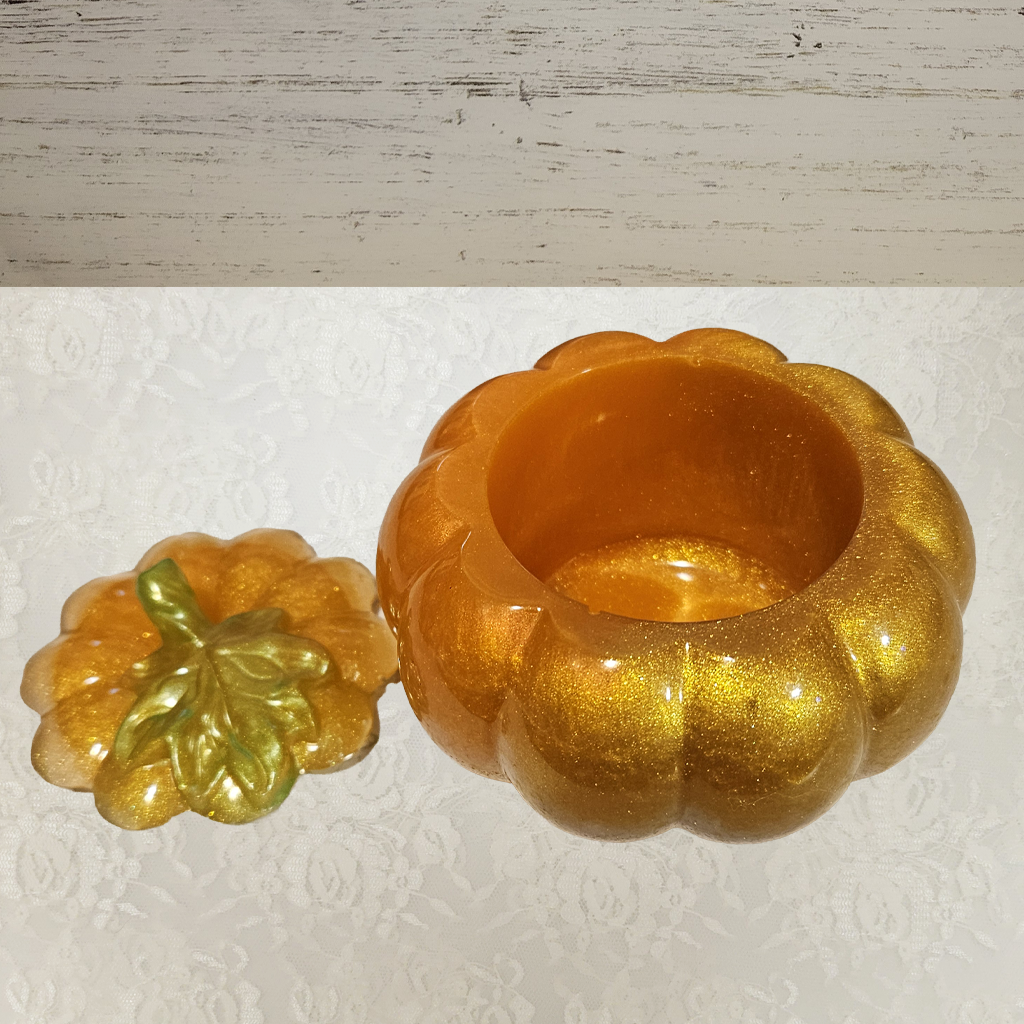Pumpkin Jars, Resin