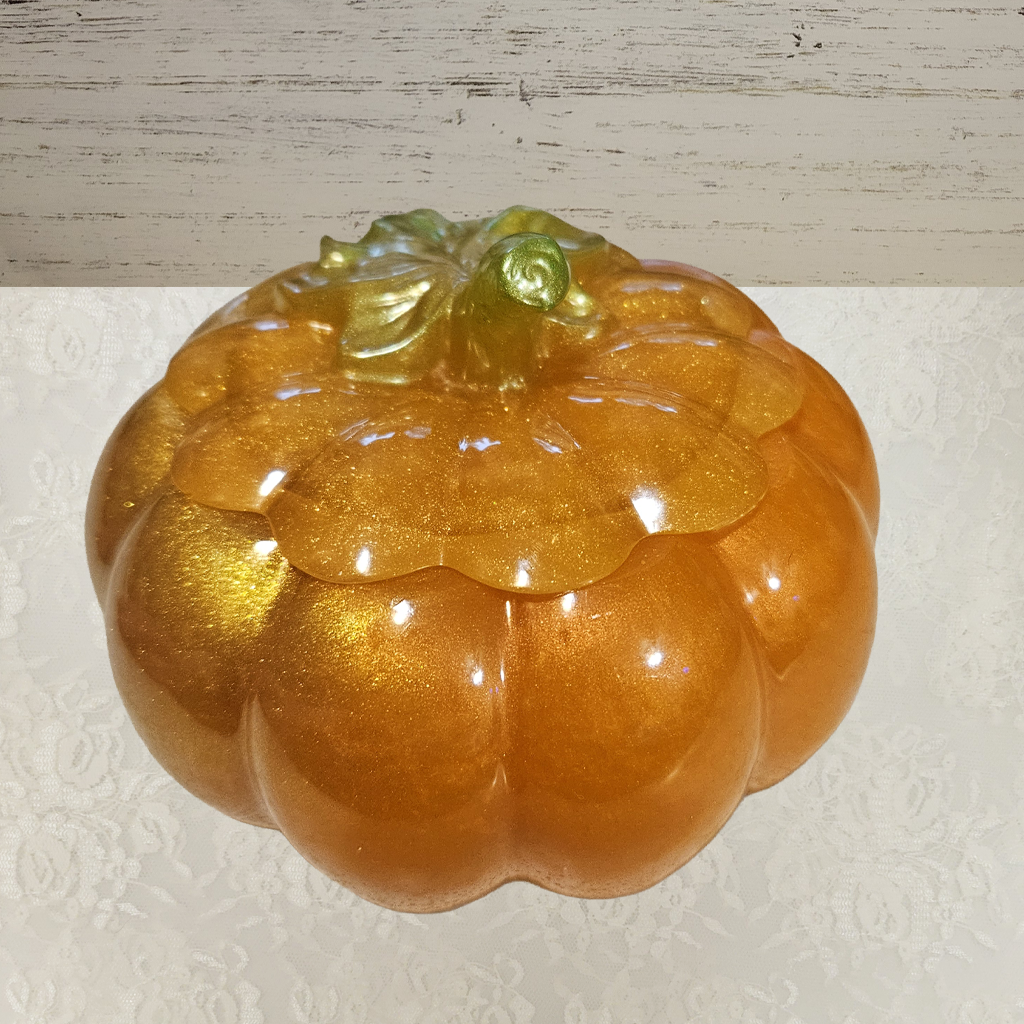 Pumpkin Jars, Resin