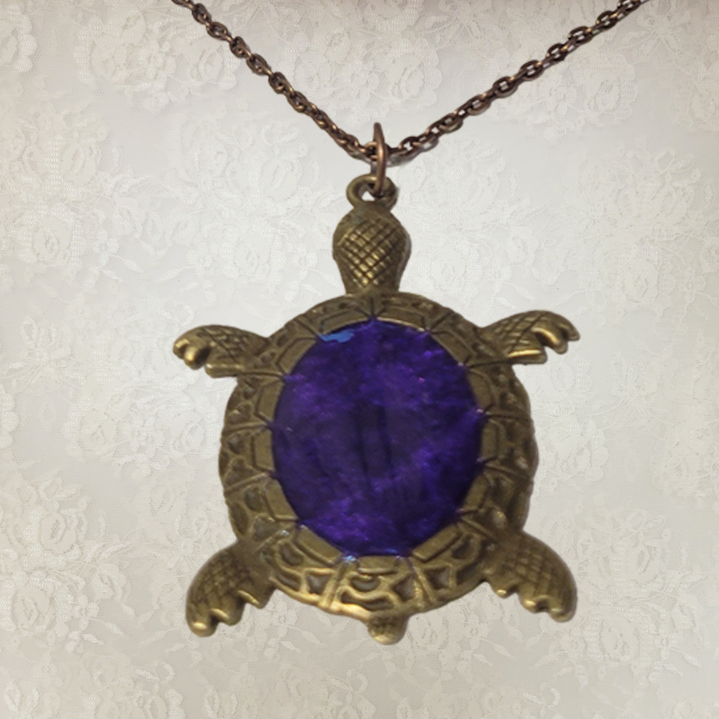 Turtle Silver and Copper Colored Necklaces