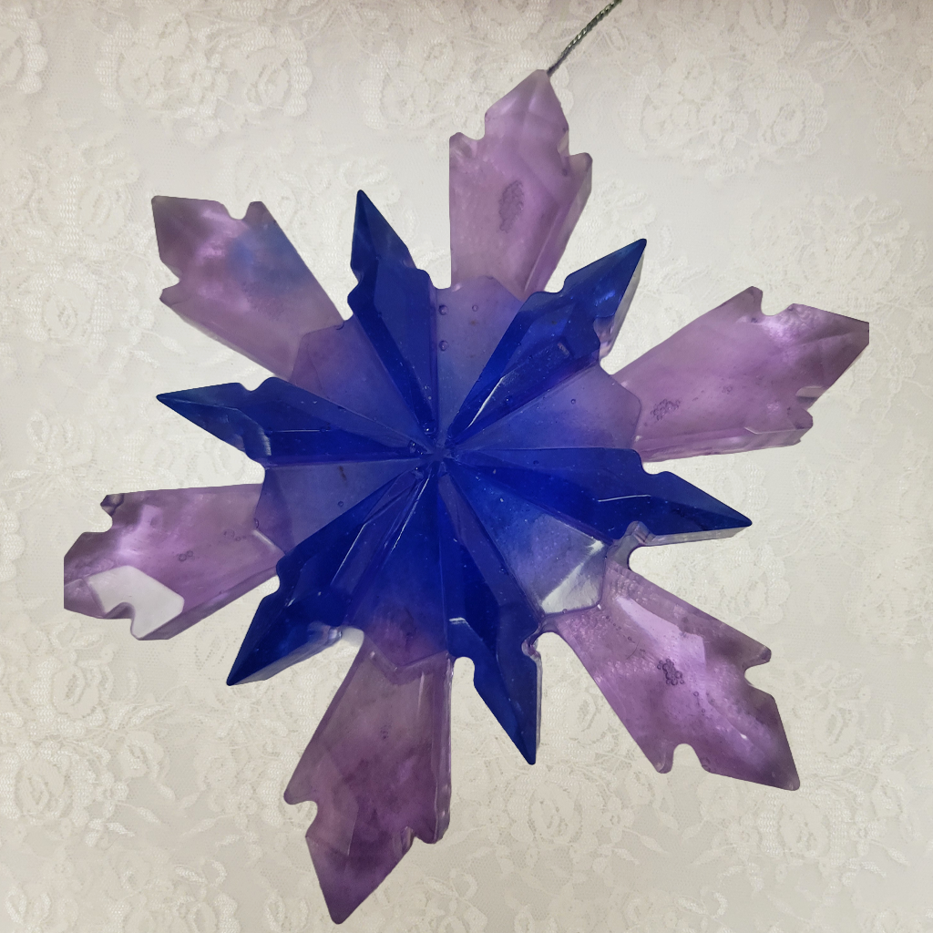 Star Ornaments, Various Colors, 3 Pack