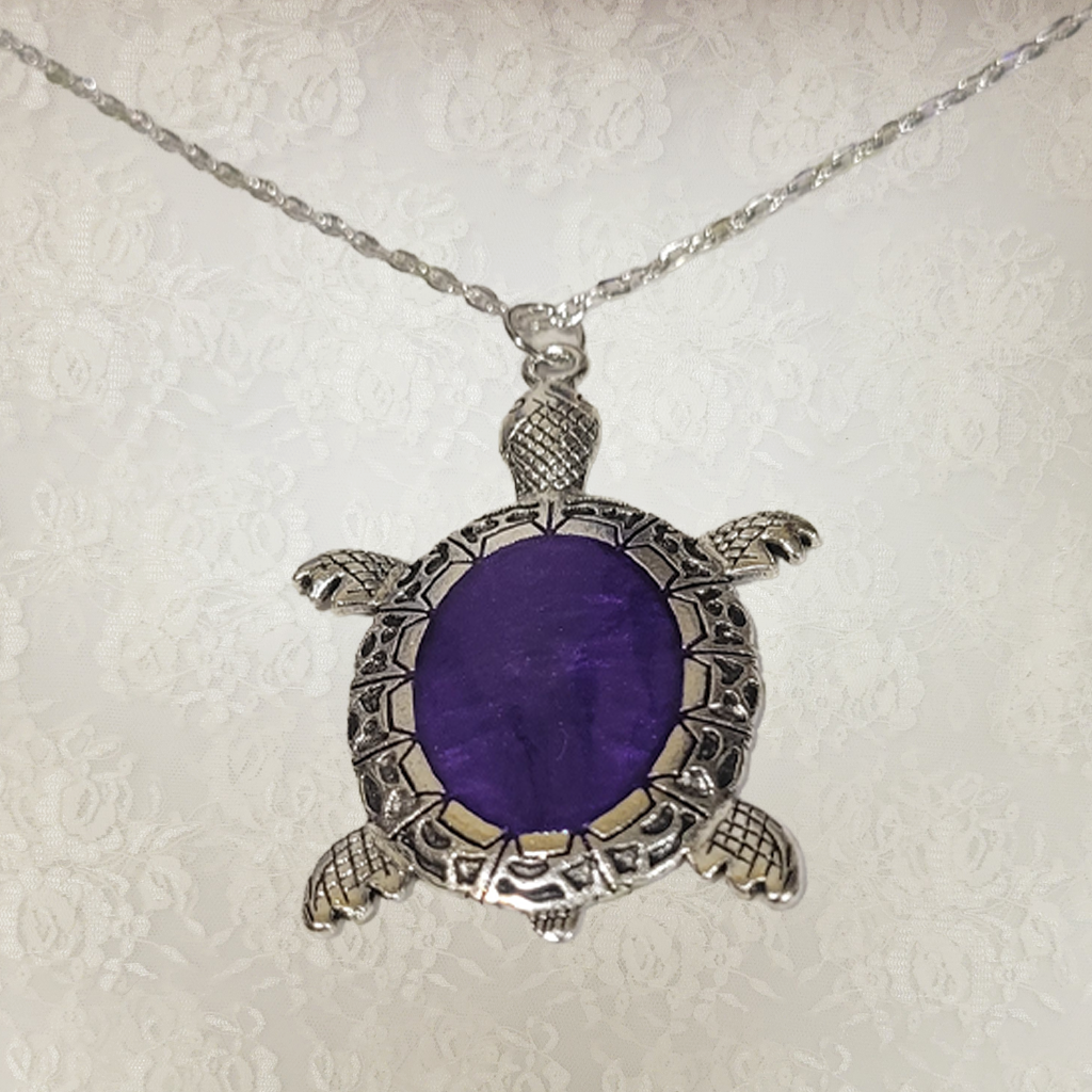 Turtle Silver and Copper Colored Necklaces