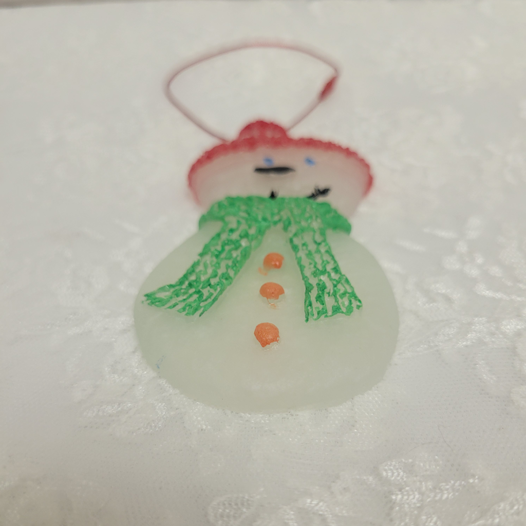Christmas Ornaments, Snowman, Santa, Reindeer, 8 Pack