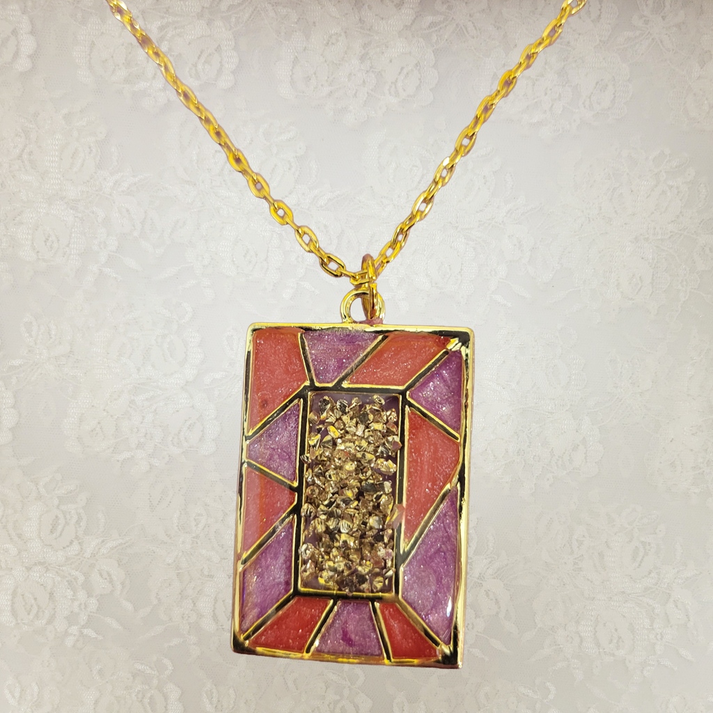 Pearlescent Necklaces Various Shapes