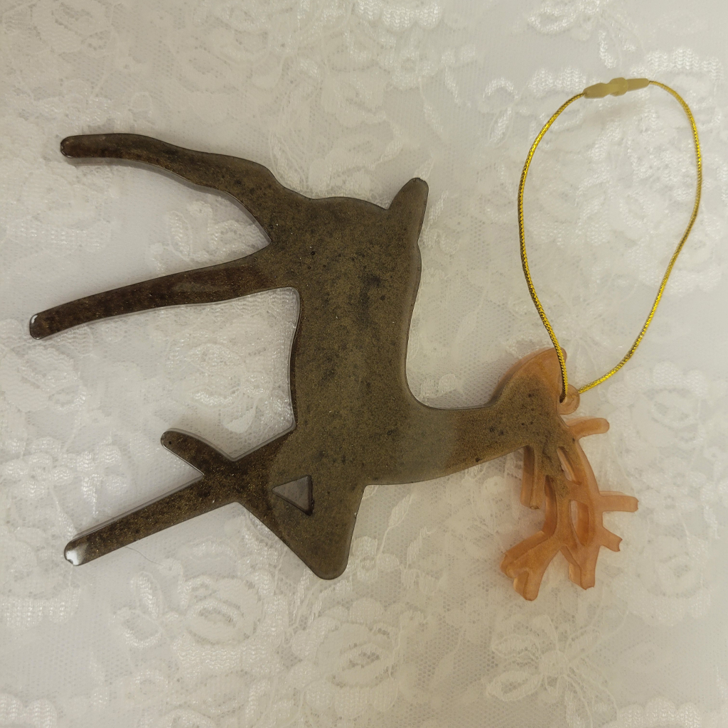 Reindeer Ornaments, 6 Styles, 10 Pack