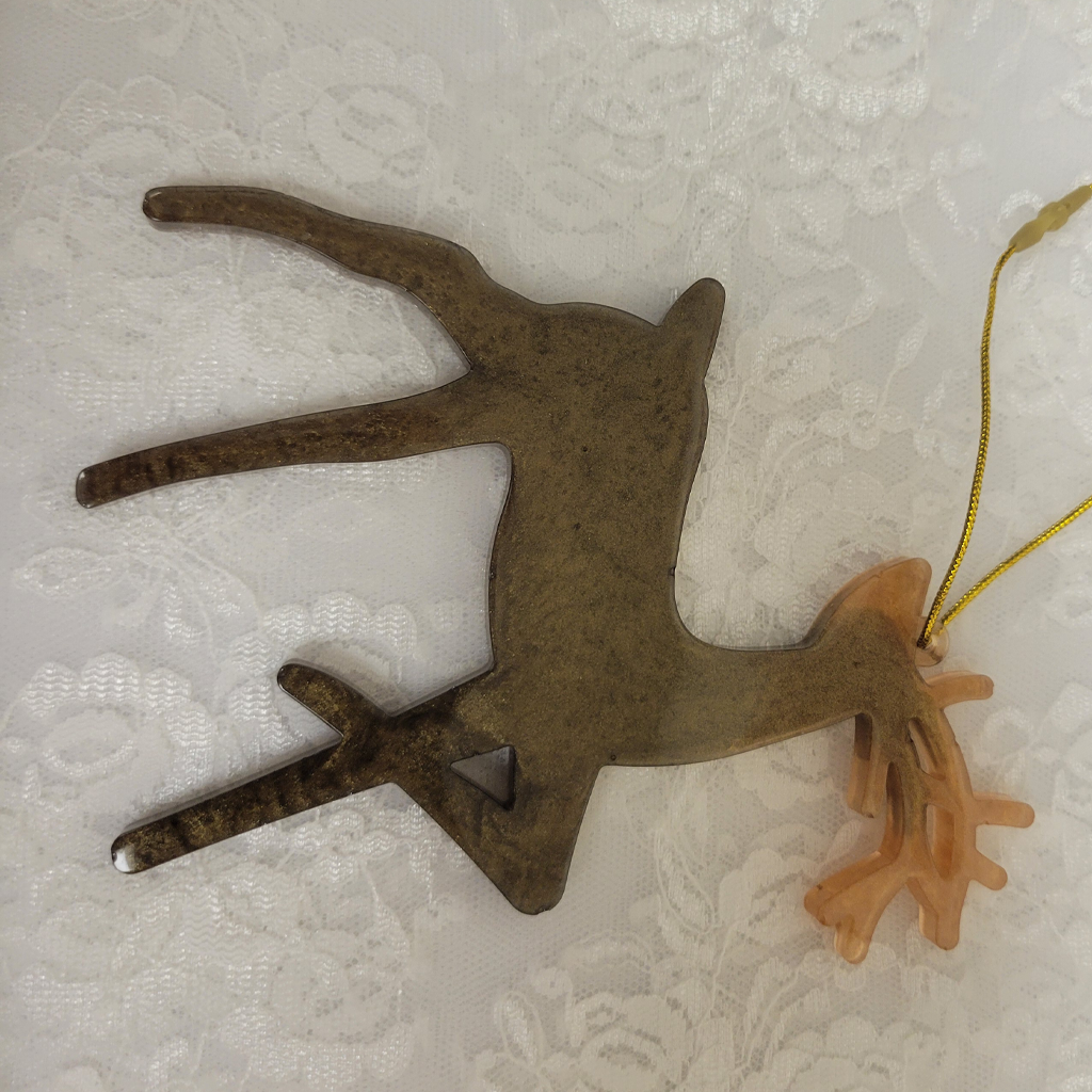Reindeer Ornaments, 6 Styles, 10 Pack