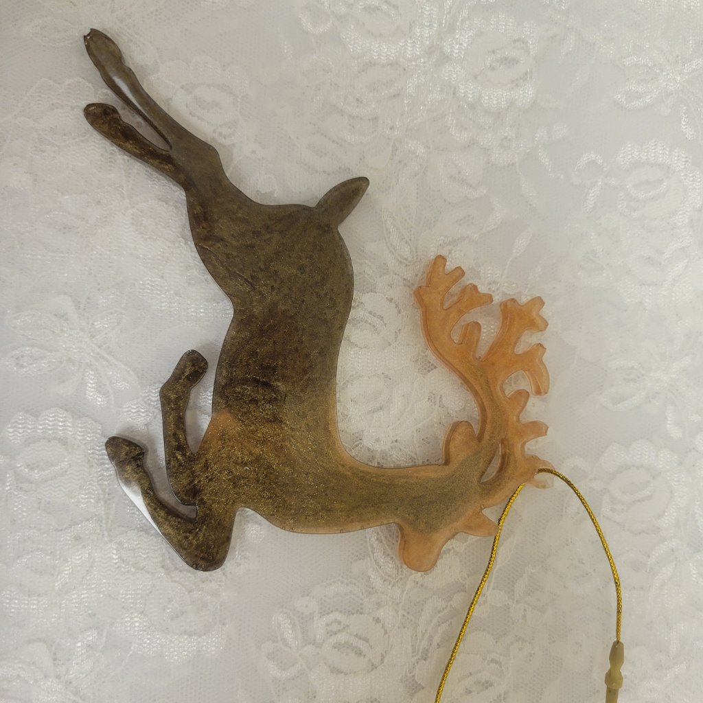 Reindeer Ornaments, 6 Styles, 10 Pack