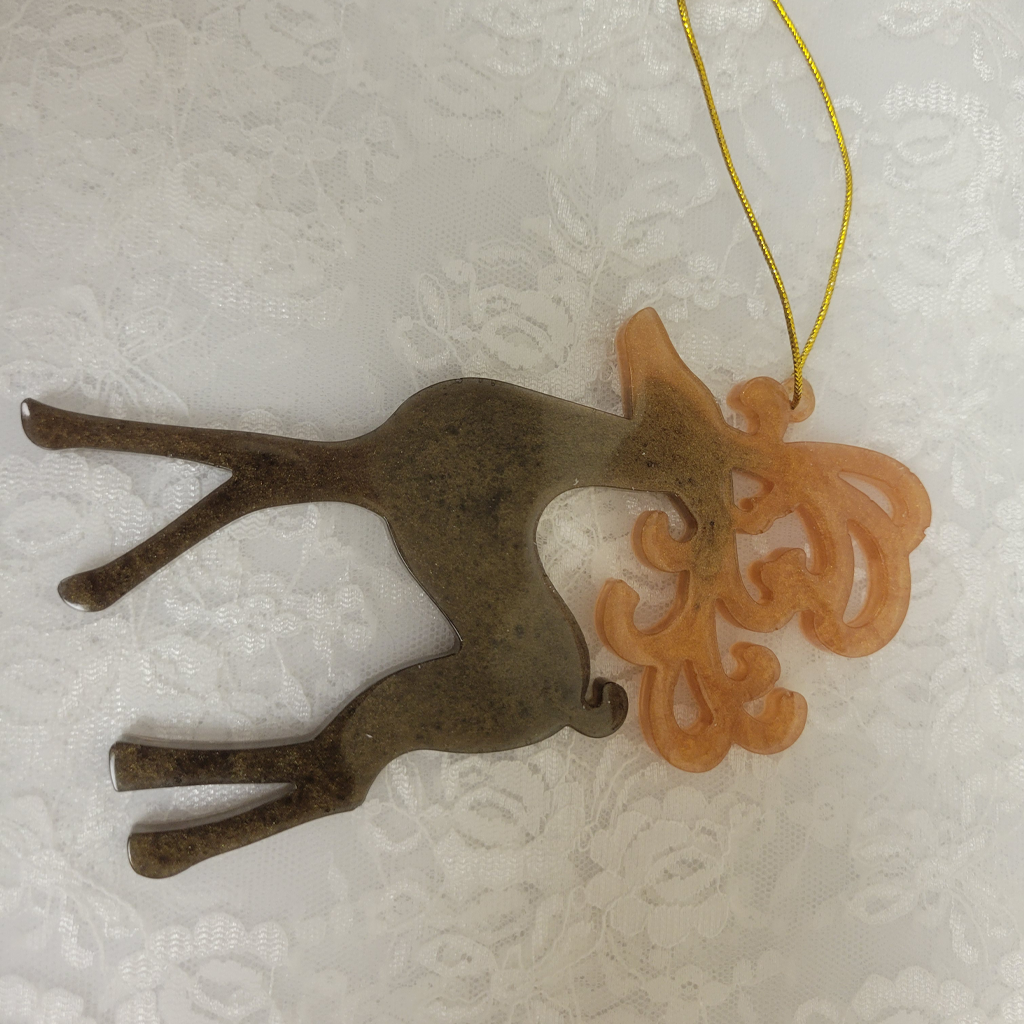 Reindeer Ornaments, 6 Styles, 10 Pack