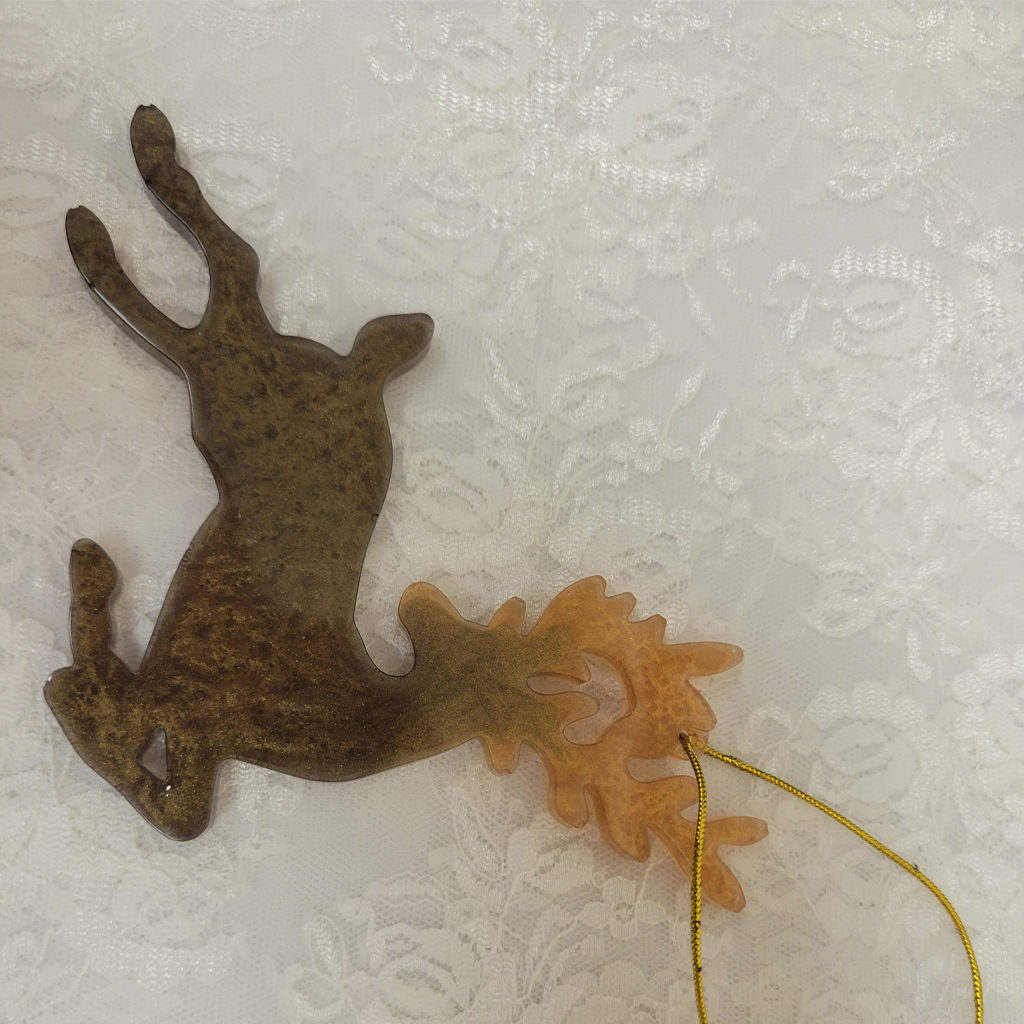 Reindeer Ornaments, 6 Styles, 10 Pack