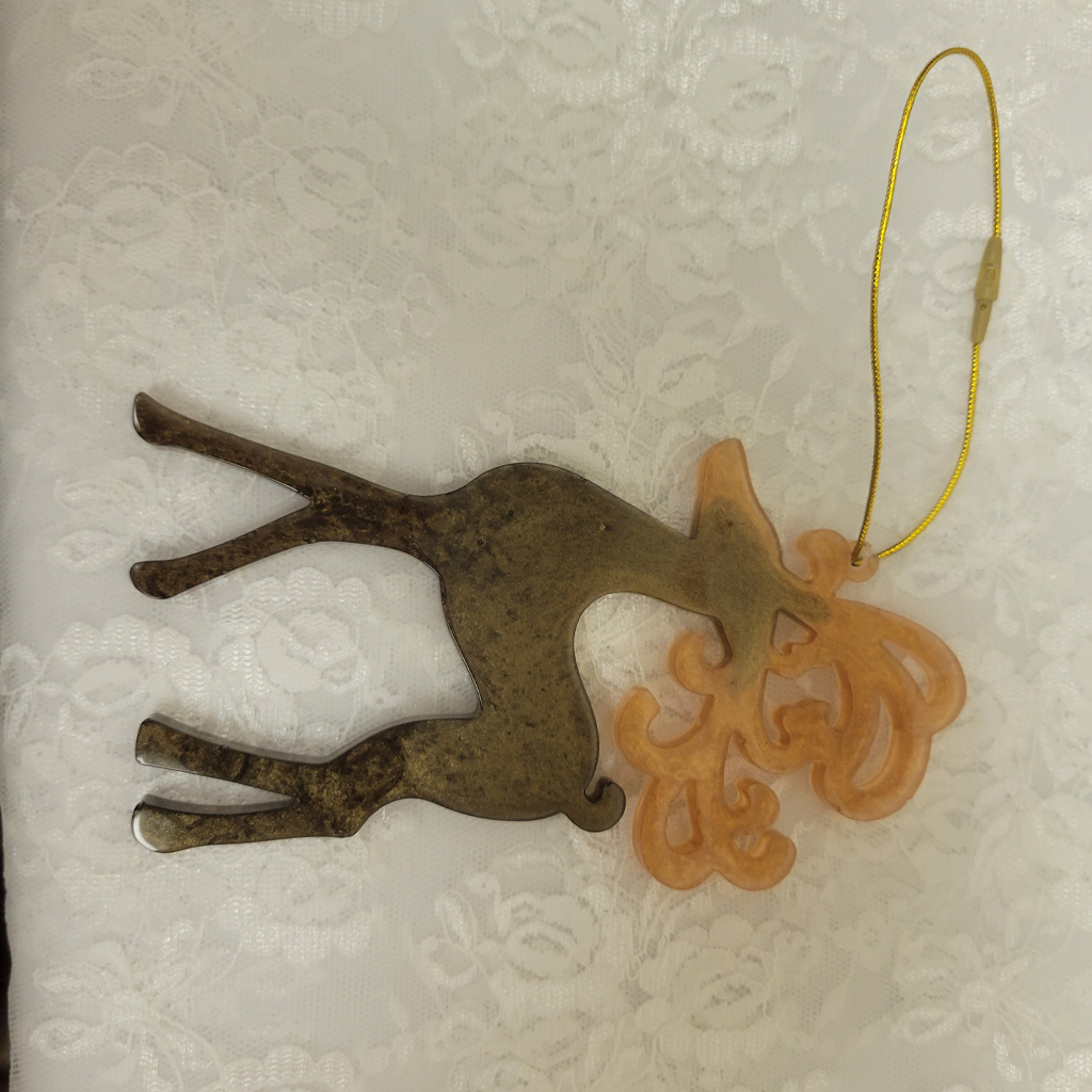 Reindeer Ornaments, 6 Styles, 10 Pack