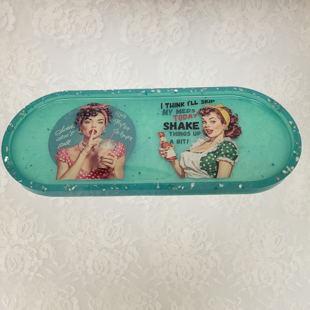 Retro Women Trays