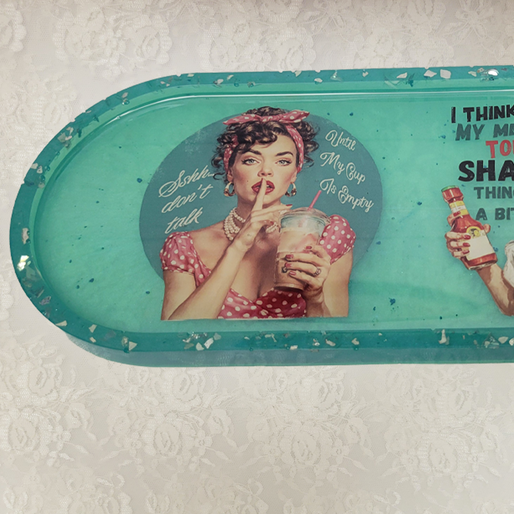 Retro Women Trays