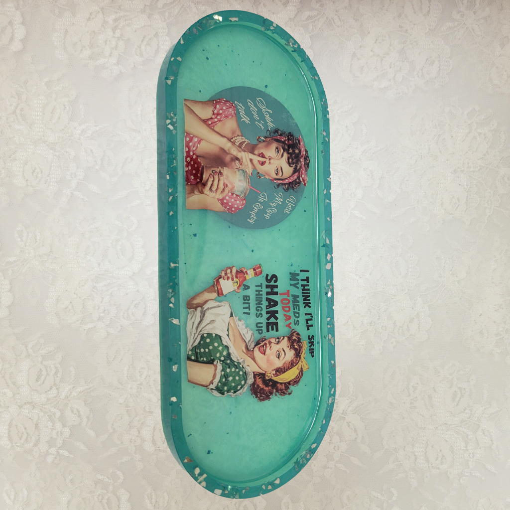 Retro Women Trays