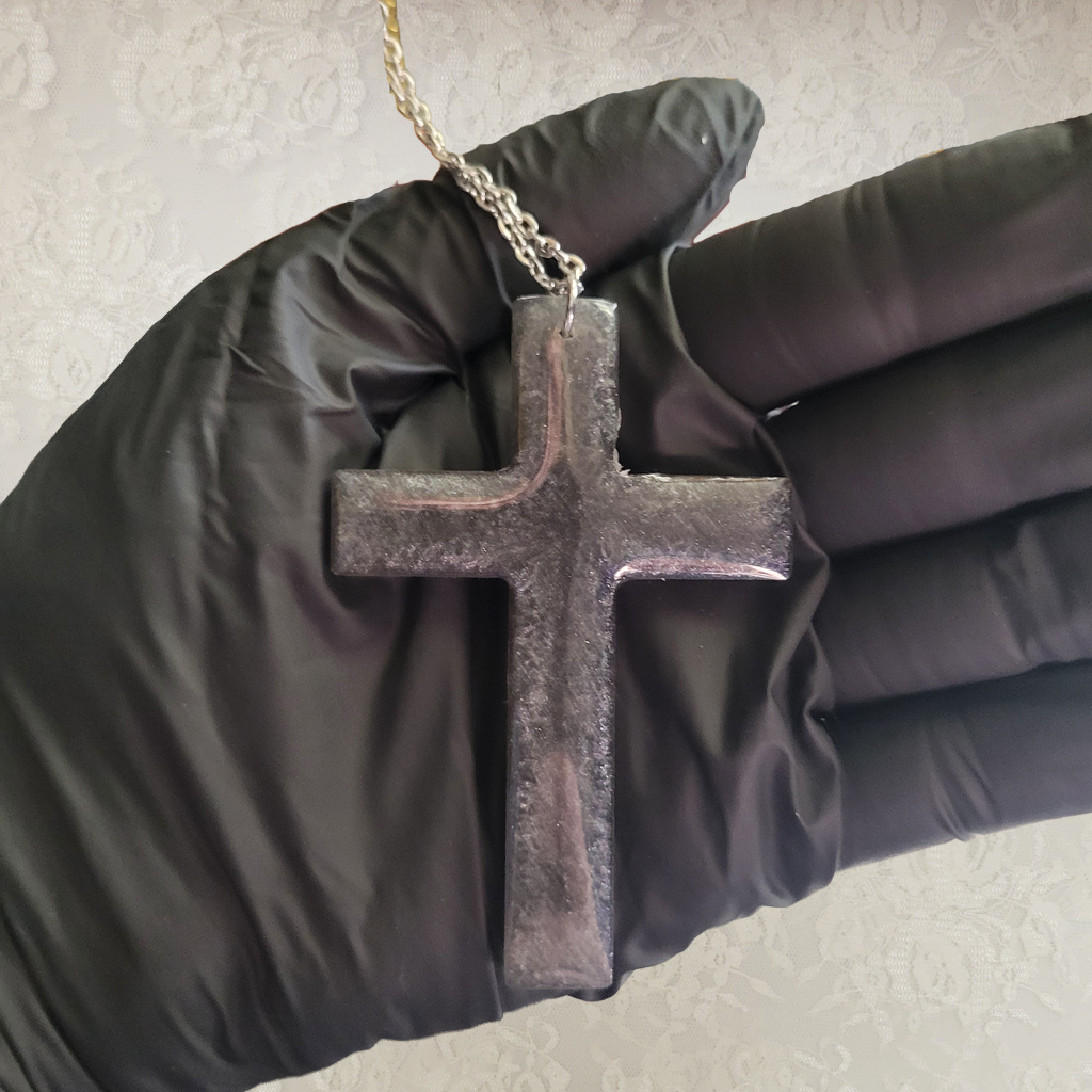 Silver Cross Necklace - Silver Chain