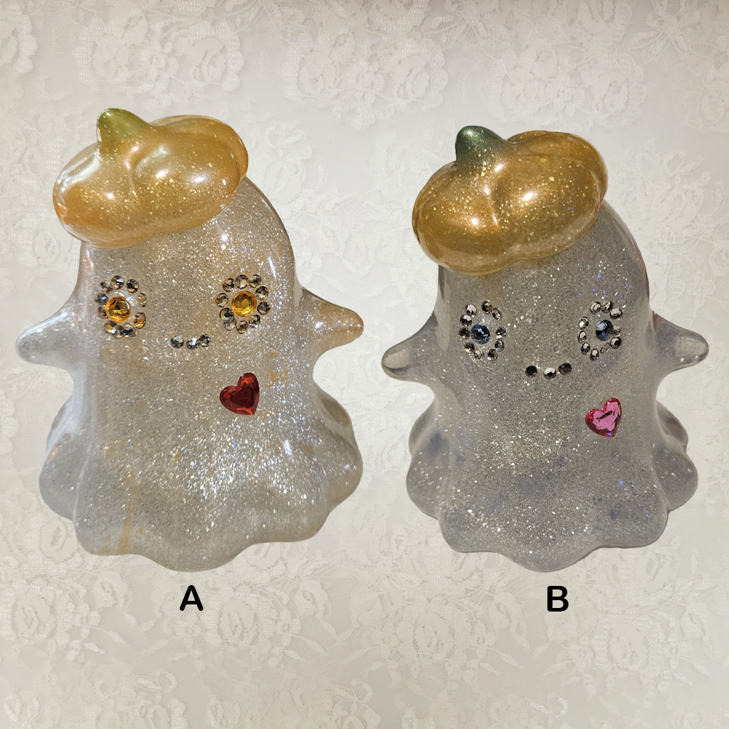Ghosts With Pumpkin Hats