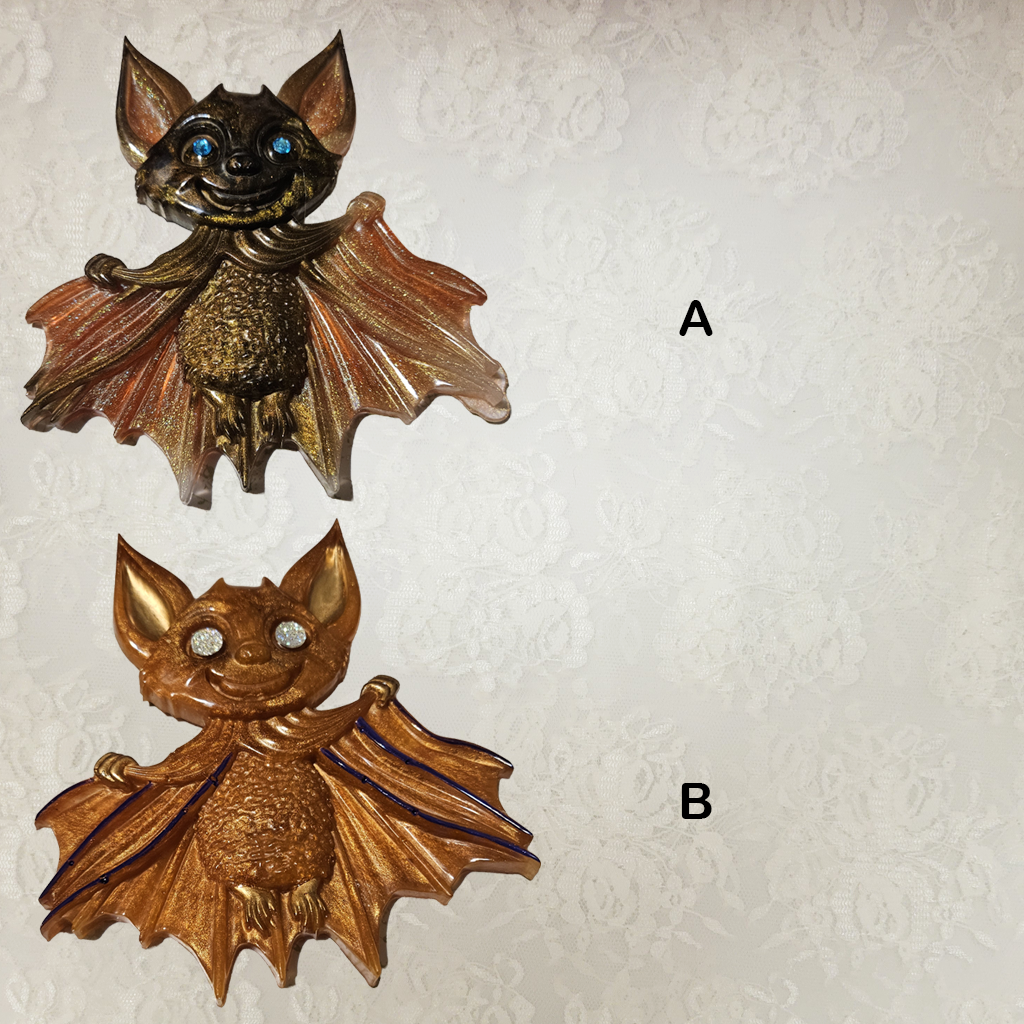 Happy Bat With Wings Spread