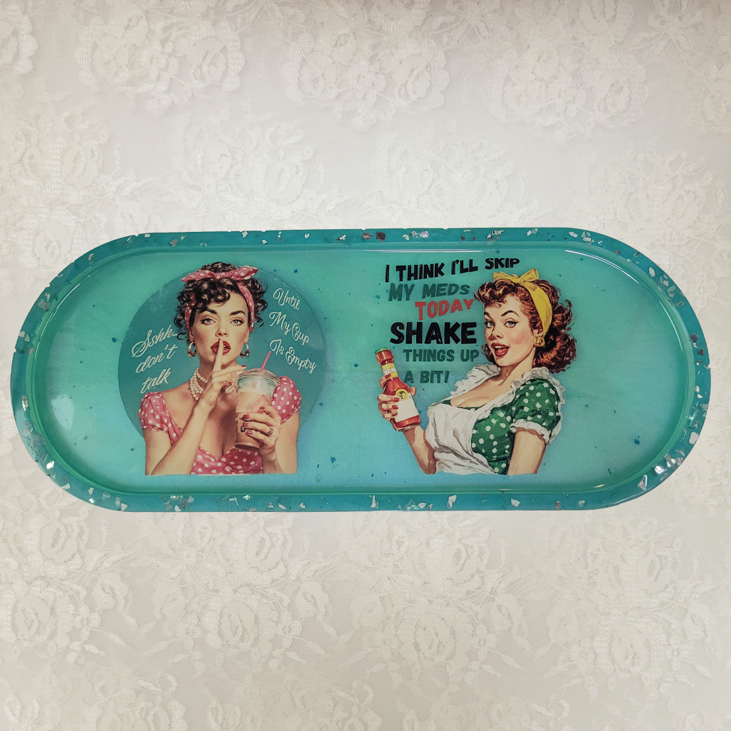 Retro Women Trays