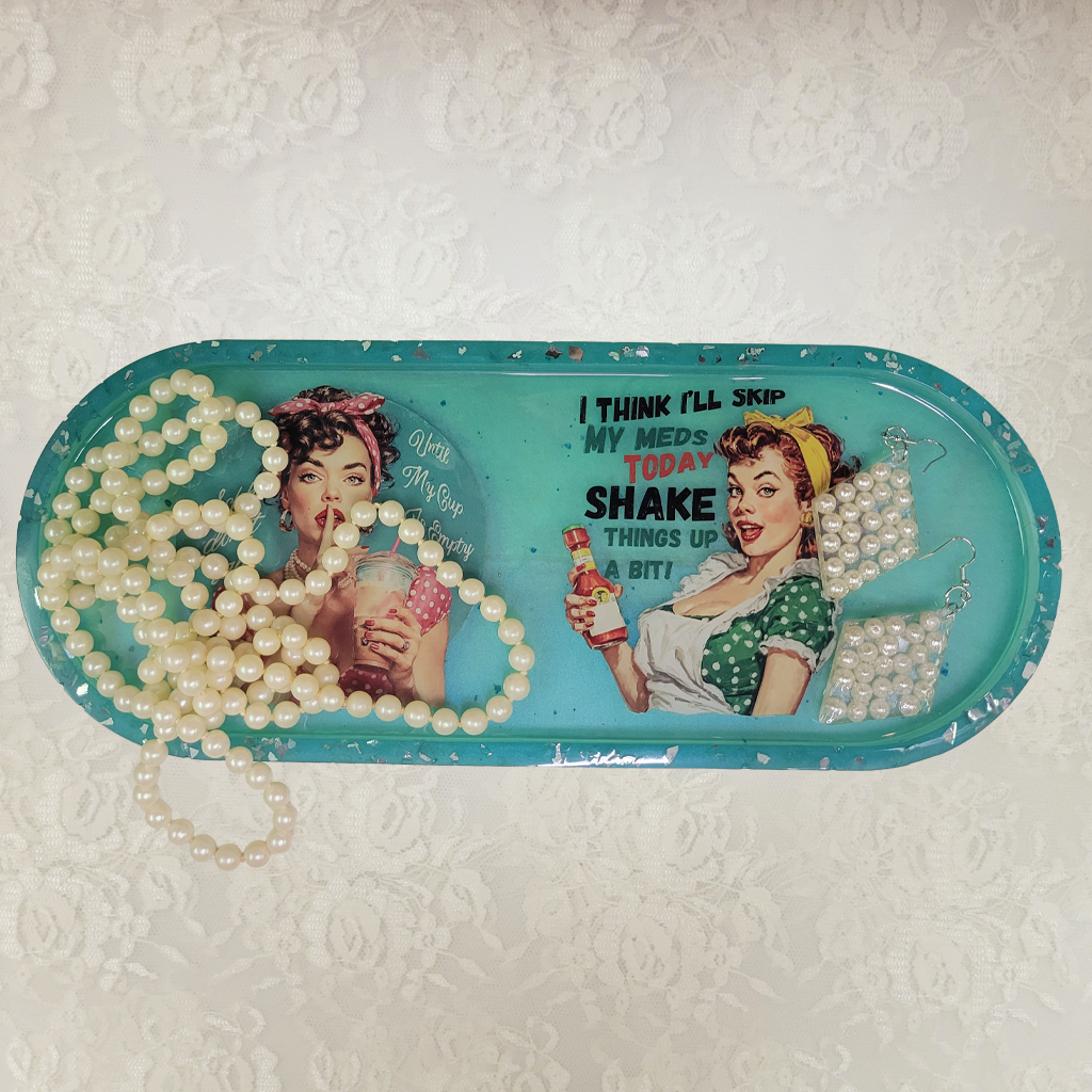 Retro Women Trays