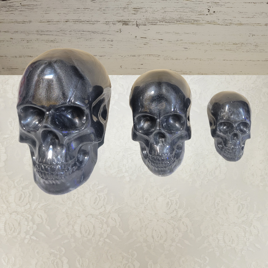 Skulls, 2-3 pk Resin