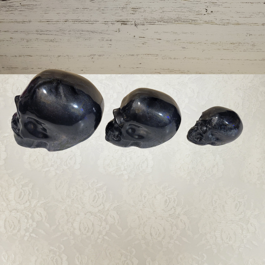 Skulls, 2-3 pk Resin
