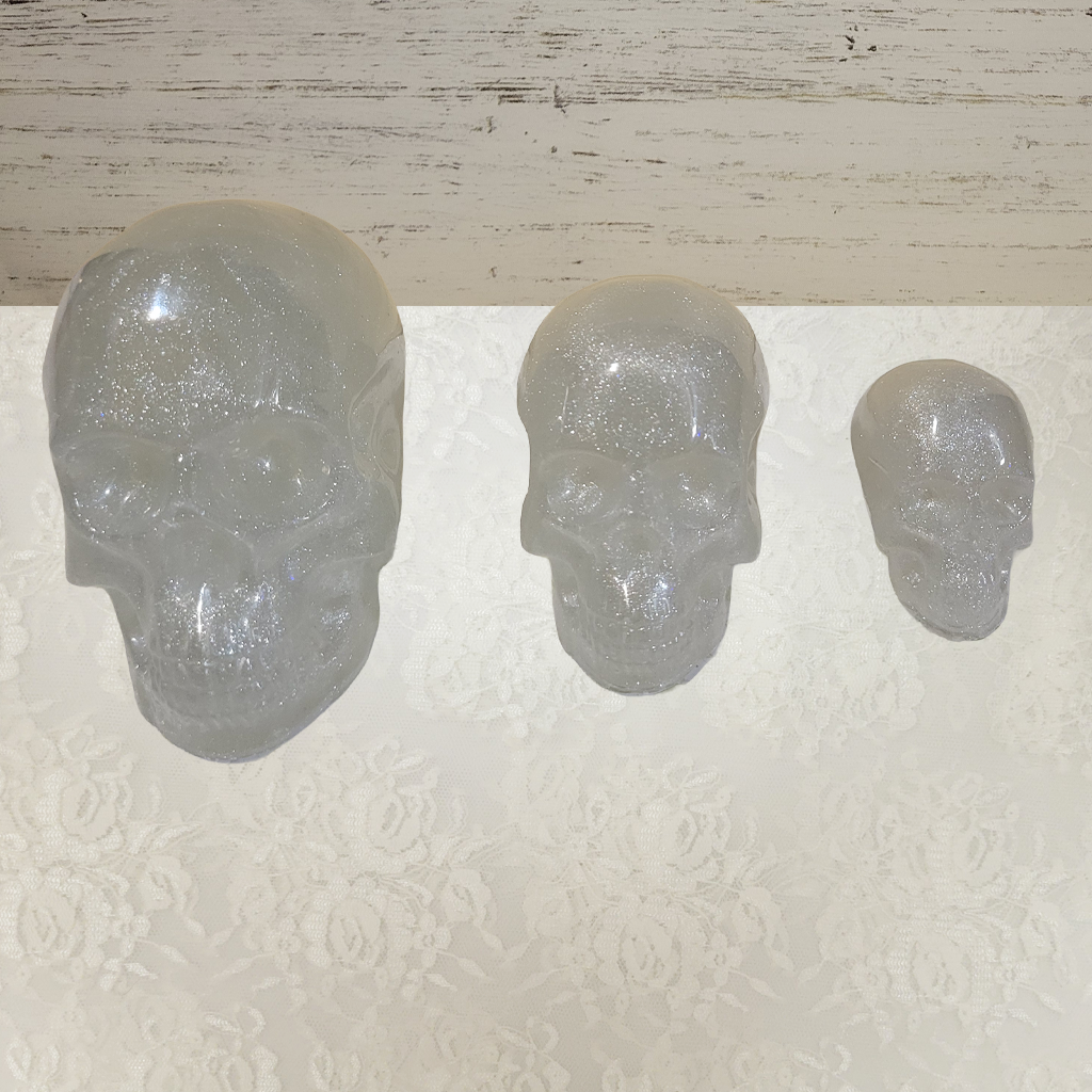 Skulls, 2-3 pk Resin