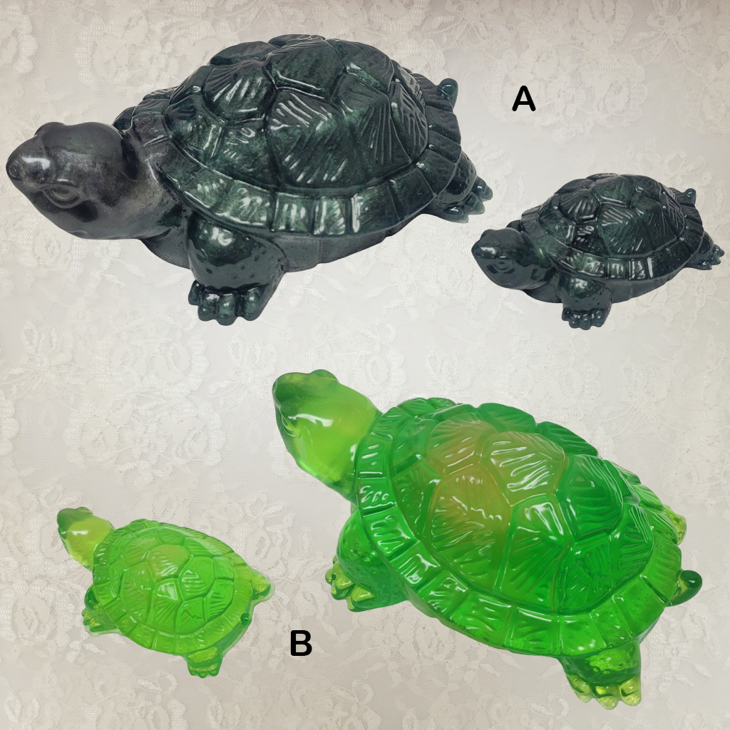 Turtles Figurines, 2 Pack