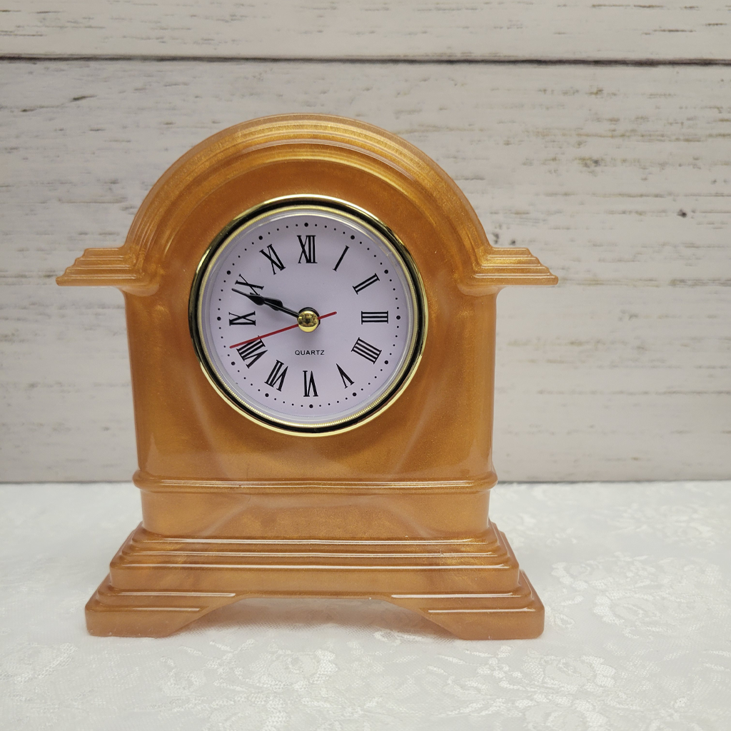 Clocks, Vintage Mantel Resin Clocks