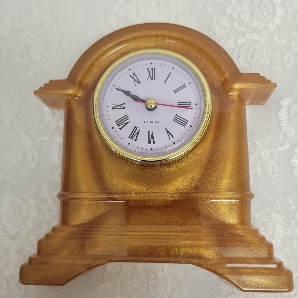 Clocks, Vintage Mantel Resin Clocks